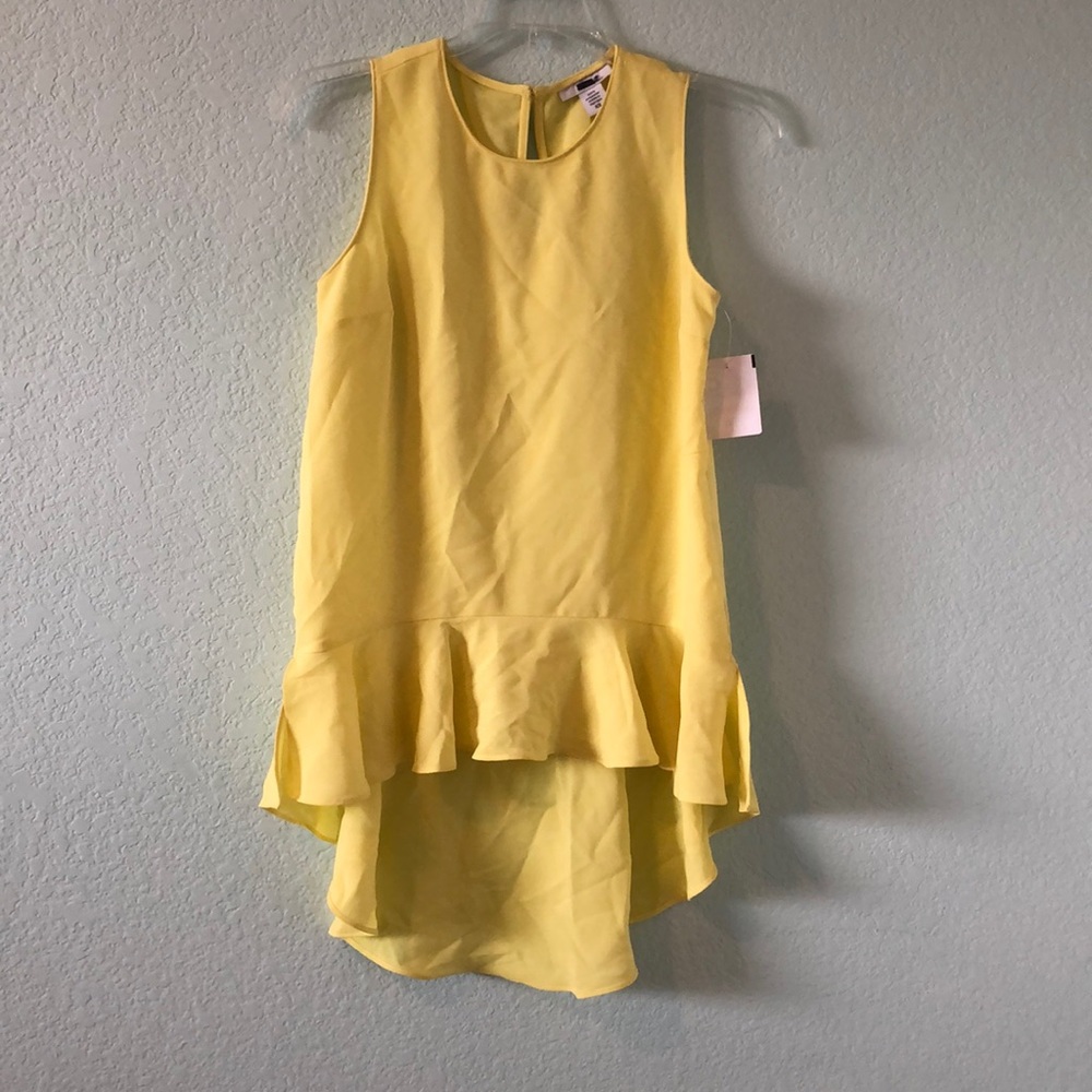 Bar III | Flowy Yellow Top